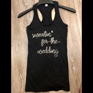 Wedding tank top